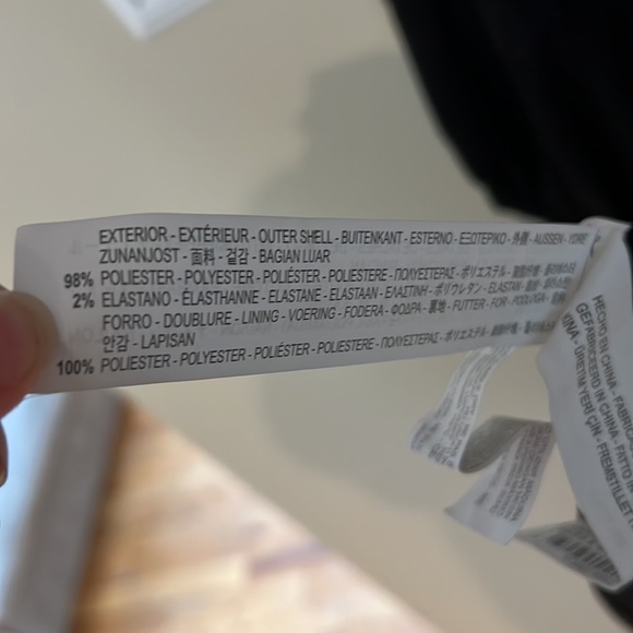 Zara black mini lace insert dress size S - Picture 8 of 8